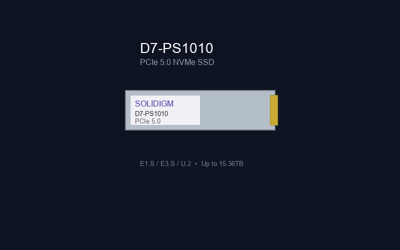 D7-PS1010 PCIe 5.0 SSD
